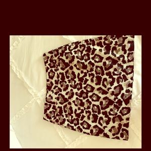 Loft NWT Animal Print Skirt
